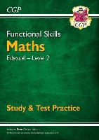 Book Cover for Functional Skills Maths: Edexcel Level 2 - Study & Test Practice by CGP Books