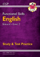 Book Cover for Functional Skills English: Edexcel Level 2 - Study & Test Practice by CGP Books