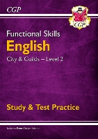 Book Cover for Functional Skills English: City & Guilds Level 2 - Study & Test Practice by CGP Books