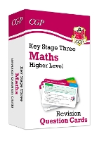 Book Cover for KS3 Maths Revision Question Cards - Higher by CGP Books