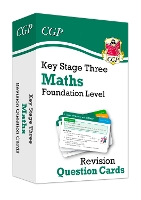Book Cover for KS3 Maths Revision Question Cards - Foundation by CGP Books