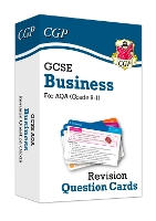 Book Cover for GCSE Business AQA Revision Question Cards by CGP Books