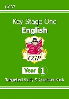 Book Cover for KS1 English Year 1 Targeted Study & Question Book by CGP Books