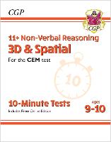 Book Cover for 11+ CEM 10-Minute Tests by CGP Books