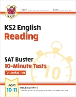 Book Cover for KS2 English SAT Buster 10-Minute Tests: Reading - Foundation (for the 2024 tests) by CGP Books