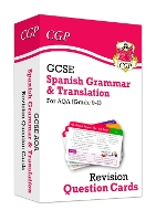 Book Cover for GCSE AQA Spanish: Grammar & Translation Revision Question Cards by CGP Books