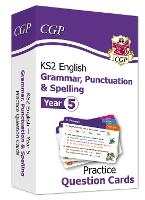 Book Cover for KS2 English Year 5 Practice Question Cards: Grammar, Punctuation & Spelling by CGP Books