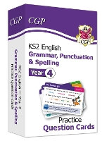Book Cover for KS2 English Year 4 Practice Question Cards: Grammar, Punctuation & Spelling by CGP Books