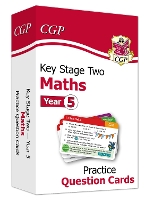 Book Cover for KS2 Maths Year 5 Practice Question Cards by CGP Books