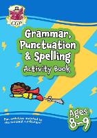 Book Cover for Grammar, Punctuation & Spelling Activity Book for Ages 8-9 (Year 4) by CGP Books