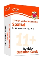 Book Cover for 11+ GL Revision Question Cards: Non-Verbal Reasoning Spatial - Ages 10-11 by CGP Books