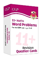 Book Cover for 11+ CEM Revision Question Cards: Maths Word Problems - Ages 10-11 by CGP Books