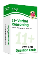 Book Cover for 11+ GL Revision Question Cards: Verbal Reasoning - Ages 9-10 by CGP Books