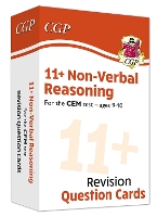 Book Cover for 11+ CEM Revision Question Cards: Non-Verbal Reasoning - Ages 9-10 by CGP Books