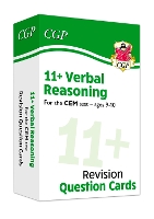 Book Cover for 11+ CEM Revision Question Cards: Verbal Reasoning - Ages 9-10 by CGP Books