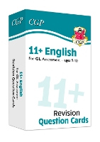 Book Cover for 11+ GL Revision Question Cards: English - Ages 9-10 by CGP Books
