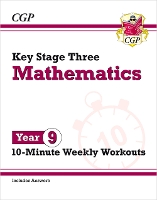 Book Cover for KS3 Year 9 Maths 10-Minute Weekly Workouts by CGP Books