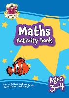 Book Cover for Maths Activity Book for Ages 3-4 (Preschool) by CGP Books