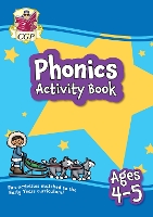 Book Cover for Phonics Activity Book for Ages 4-5 (Reception) by CGP Books