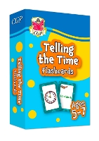 Book Cover for Telling the Time Flashcards for Ages 5-7 by CGP Books