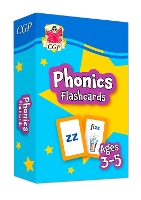 Book Cover for Phonics Flashcards for Ages 3-5 by CGP Books