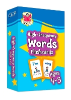 Book Cover for High-Frequency Words Flashcards for Ages 4-5 (Reception) by CGP Books