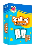 Book Cover for Spelling Flashcards for Ages 5-7 by CGP Books