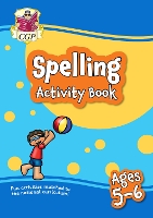 Book Cover for Spelling Activity Book for Ages 5-6 (Year 1) by CGP Books