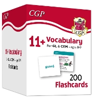 Book Cover for 11+ Vocabulary Flashcards for Ages 8-9 - Pack 1 by CGP Books