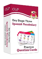 Book Cover for KS3 Spanish: Vocabulary Practice Question Cards by CGP Books