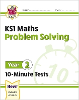 Book Cover for KS1 Year 2 Maths 10-Minute Tests: Problem Solving by CGP Books