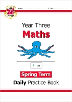 Book Cover for KS2 Maths Year 3 Daily Practice Book: Spring Term by CGP Books