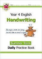 Book Cover for KS2 Handwriting Year 4 Daily Practice Book: Summer Term by CGP Books