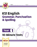 Book Cover for KS1 Year 1 English 10-Minute Tests by CGP Books