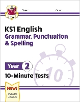 Book Cover for KS1 Year 2 English 10-Minute Tests: Grammar, Punctuation & Spelling by CGP Books