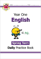 Book Cover for KS1 English Year 1 Daily Practice Book: Spring Term by CGP Books