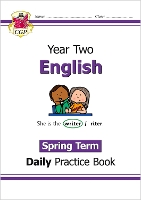 Book Cover for KS1 English Year 2 Daily Practice Book: Spring Term by CGP Books