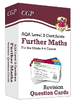 Book Cover for AQA Level 2 Certificate: Further Maths - Revision Question Cards by CGP Books