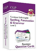 Book Cover for Functional Skills English Revision Question Cards: Spelling, Punctuation & Grammar - Level 2 by CGP Books