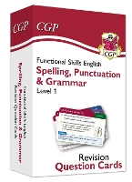 Book Cover for Functional Skills English Revision Question Cards: Spelling, Punctuation & Grammar - Level 1 by CGP Books