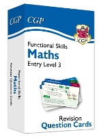 Book Cover for Functional Skills Maths Revision Question Cards - Entry Level 3 by CGP Books