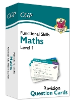 Book Cover for Functional Skills Maths Revision Question Cards - Level 1 by CGP Books