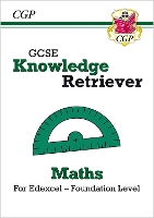 Book Cover for GCSE Maths Edexcel Knowledge Retriever - Foundation by CGP Books