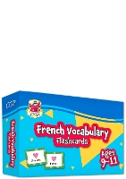 Book Cover for French Vocabulary Flashcards for Ages 9-11 (with Free Online Audio) by CGP Books