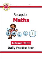 Book Cover for Reception Maths Daily Practice Book by CGP Books