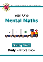 Book Cover for KS1 Mental Maths Year 1 Daily Practice Book: Spring Term by CGP Books