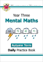 Book Cover for KS2 Mental Maths Year 3 Daily Practice Book: Autumn Term by CGP Books