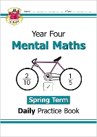 Book Cover for KS2 Mental Maths Year 4 Daily Practice Book: Spring Term by CGP Books