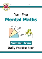 Book Cover for KS2 Mental Maths Year 5 Daily Practice Book: Summer Term by CGP Books