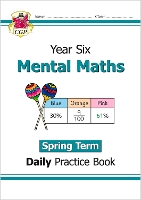 Book Cover for KS2 Mental Maths Year 6 Daily Practice Book: Spring Term by CGP Books